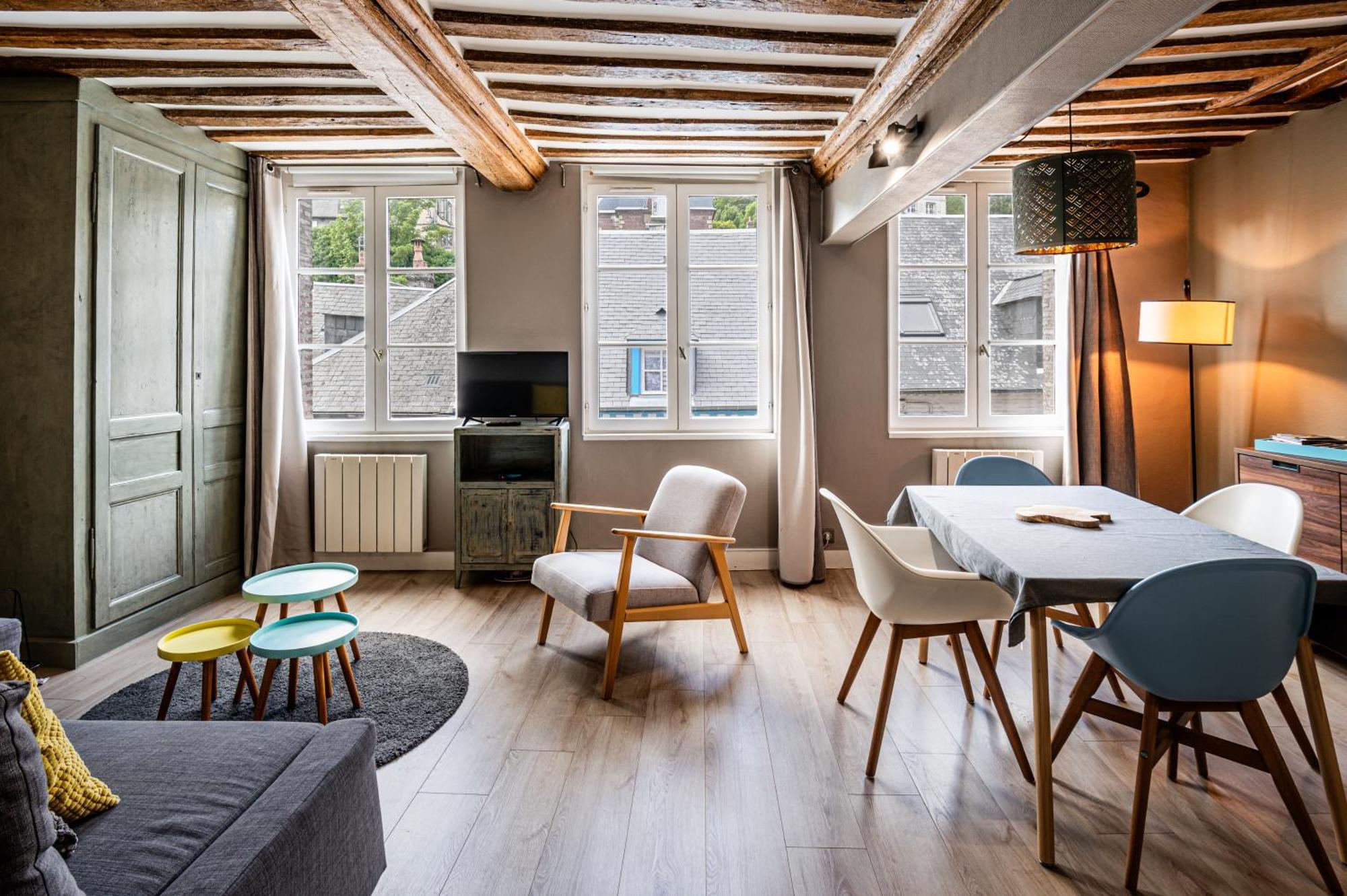 Cosy Loft - Plein Centre D'Honfleur Apartment Екстериор снимка